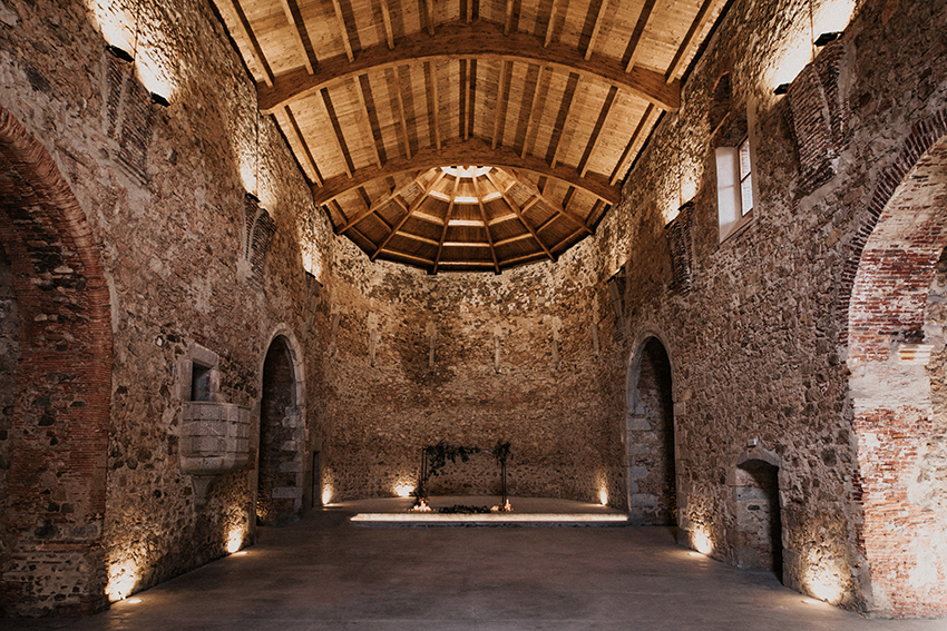 Wedding in a castle in Catalonia