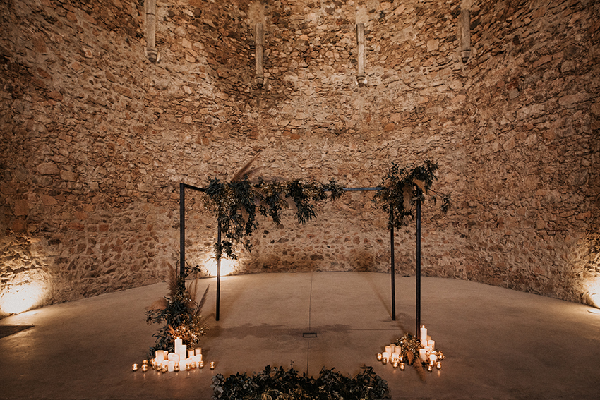 Wedding in a castle in Catalonia