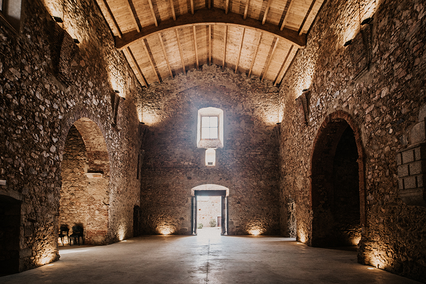 Wedding in a castle in Catalonia