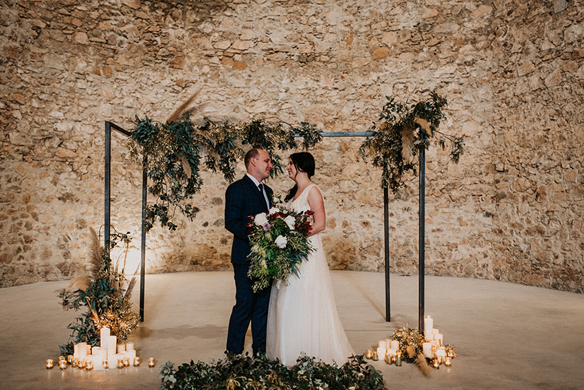 Wedding in a castle in Catalonia