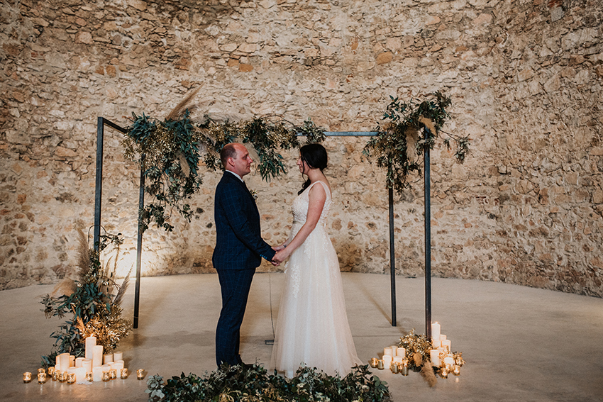 Wedding in a castle in Catalonia