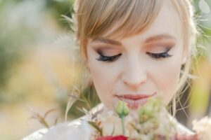 Maquillaje de novia / Photo via Weddings and Events by Natalia Ortiz