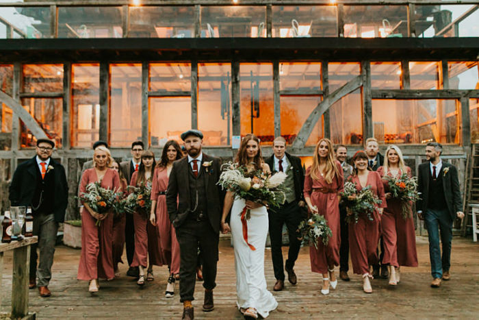 An Autumnal Wedding Packed with Entertainment at Kingdom in Kent - Perfect Venue