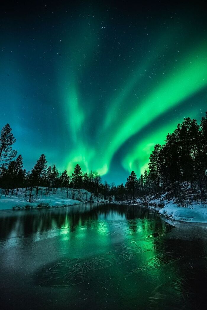 matrimonio sotto l'aurora boreale