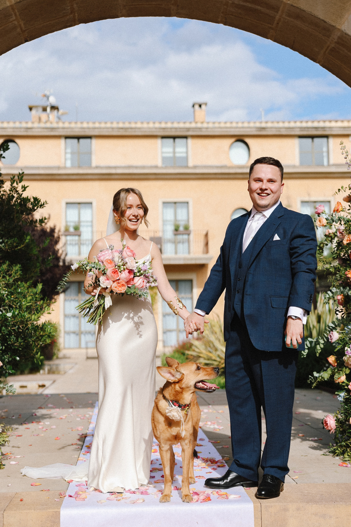 Pet-friendly wedding in Barcelona / Photo via Weddings and Events by Natalia Ortiz