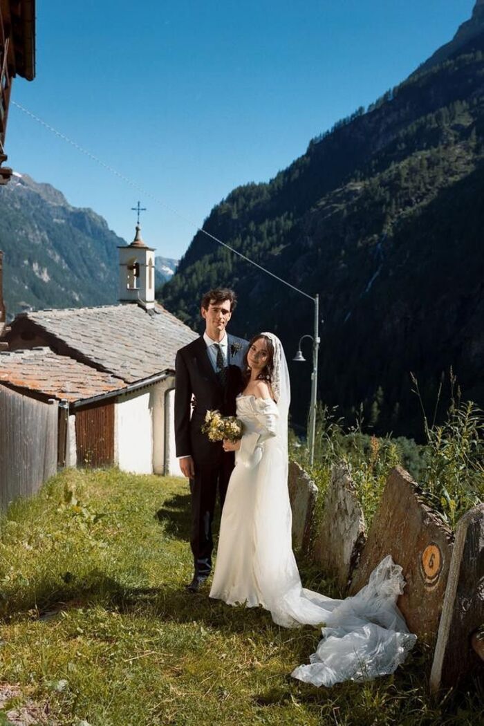 Alpine-themed wedding in Switzerland Alpine-themed wedding in Switzerland / Photo via Pinterest