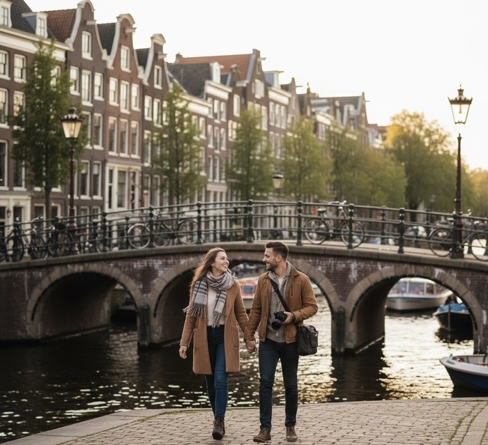 History and romance for your honeymoon in Amsterdam | Photo via Perfect Venue