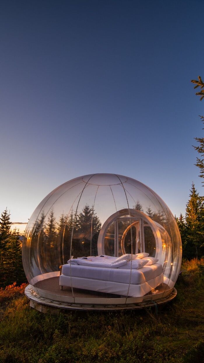 Hoteles burbuja en Europa / Foto vía Pinterest