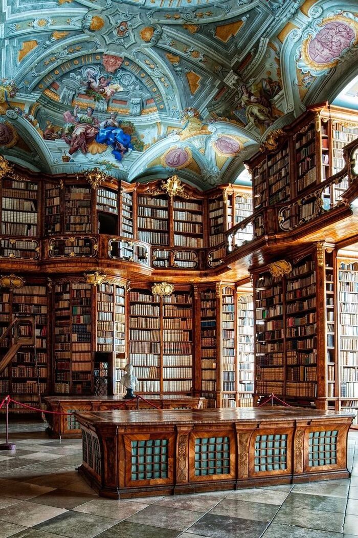 Mejores bibliotecas Europeas / Foto vía Pinterest 