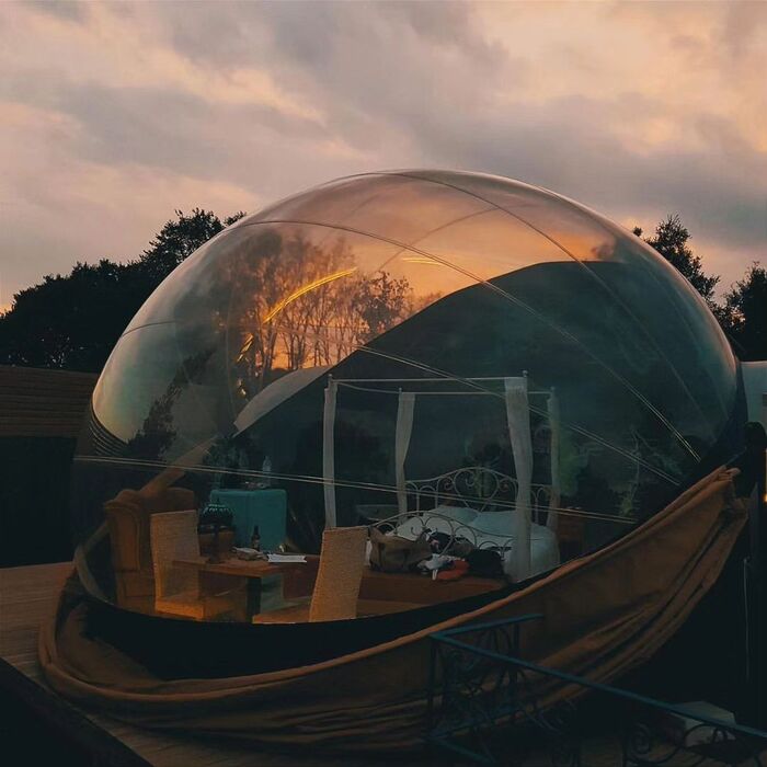 Hoteles burbuja en Europa / Foto vía Mil Estrellas