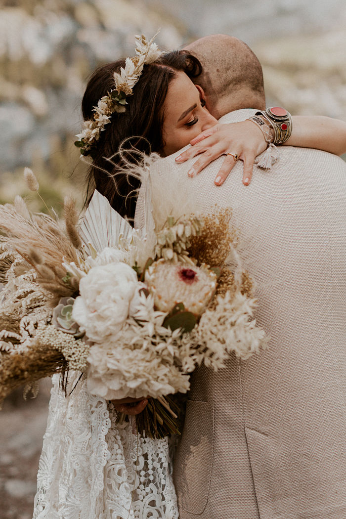 Minimalist Elopement Surrounded by Impressive Swiss Mountains - Perfect Venue