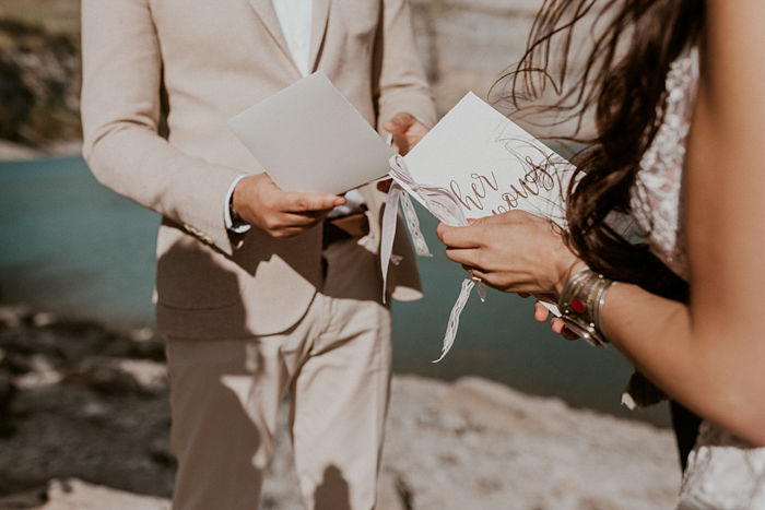 Minimalist Elopement Surrounded by Impressive Swiss Mountains - Perfect Venue