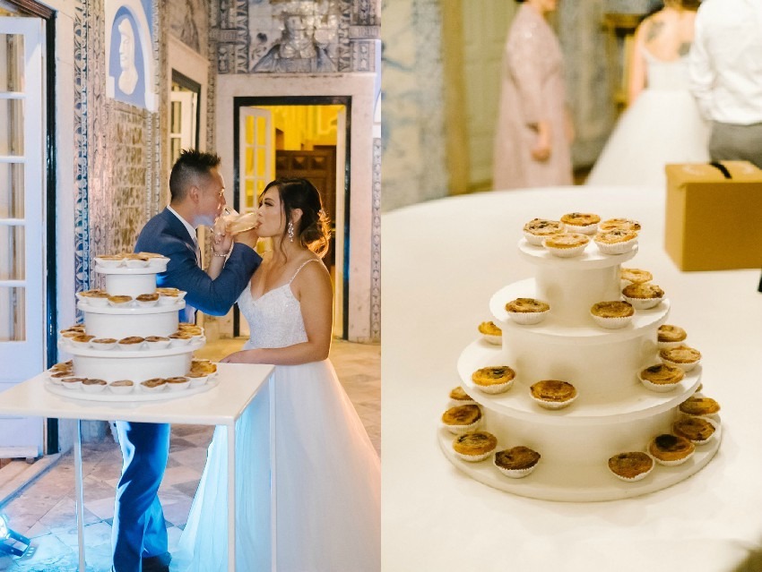 Mariage Bleu Et Magique Dans Un Palais Au Portugal