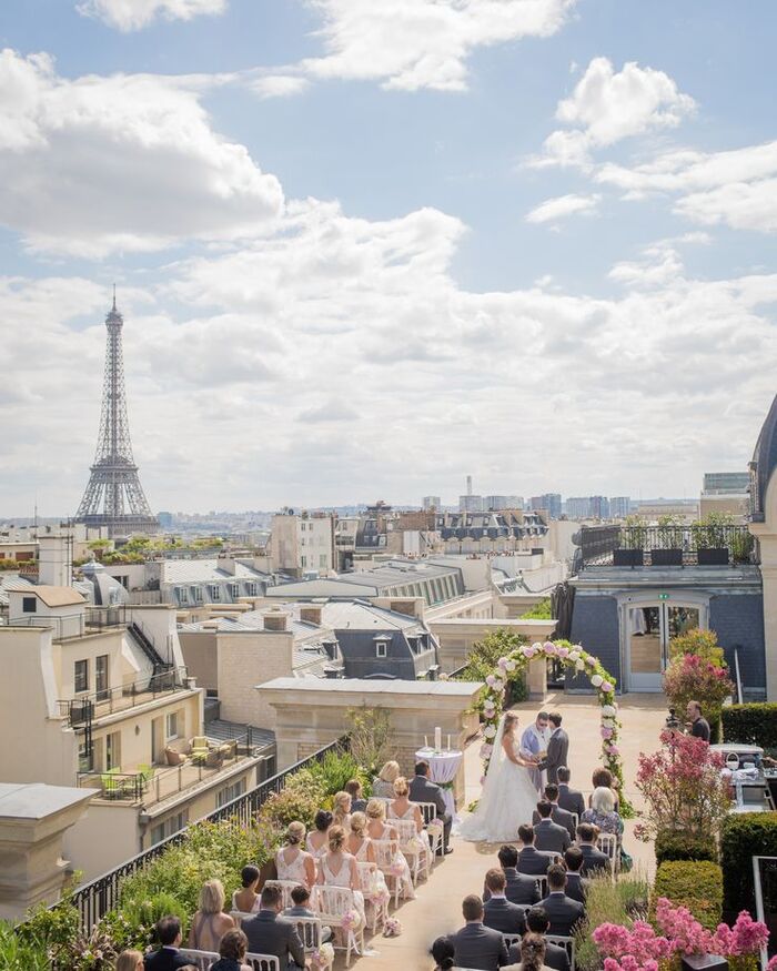 rooftop wedding