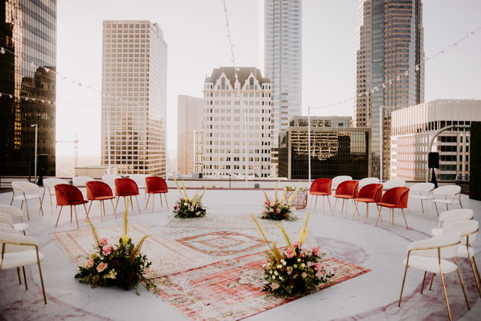 rooftop wedding