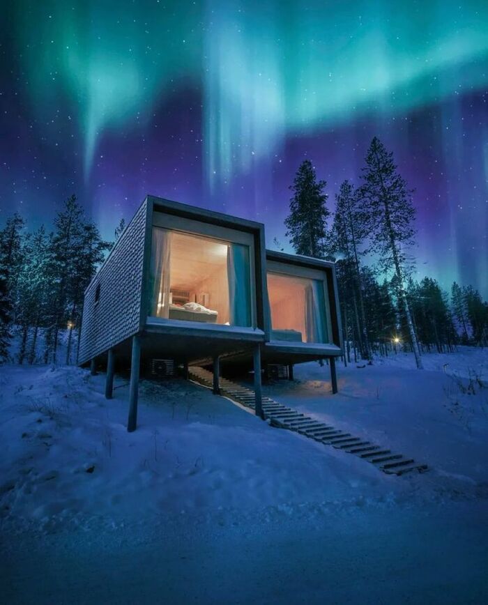 Iglús en Finlandia / Foto vía Pinterest