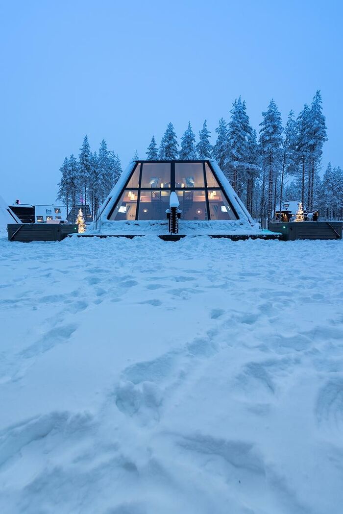 Iglús en Finlandia / Foto vía Pinterest