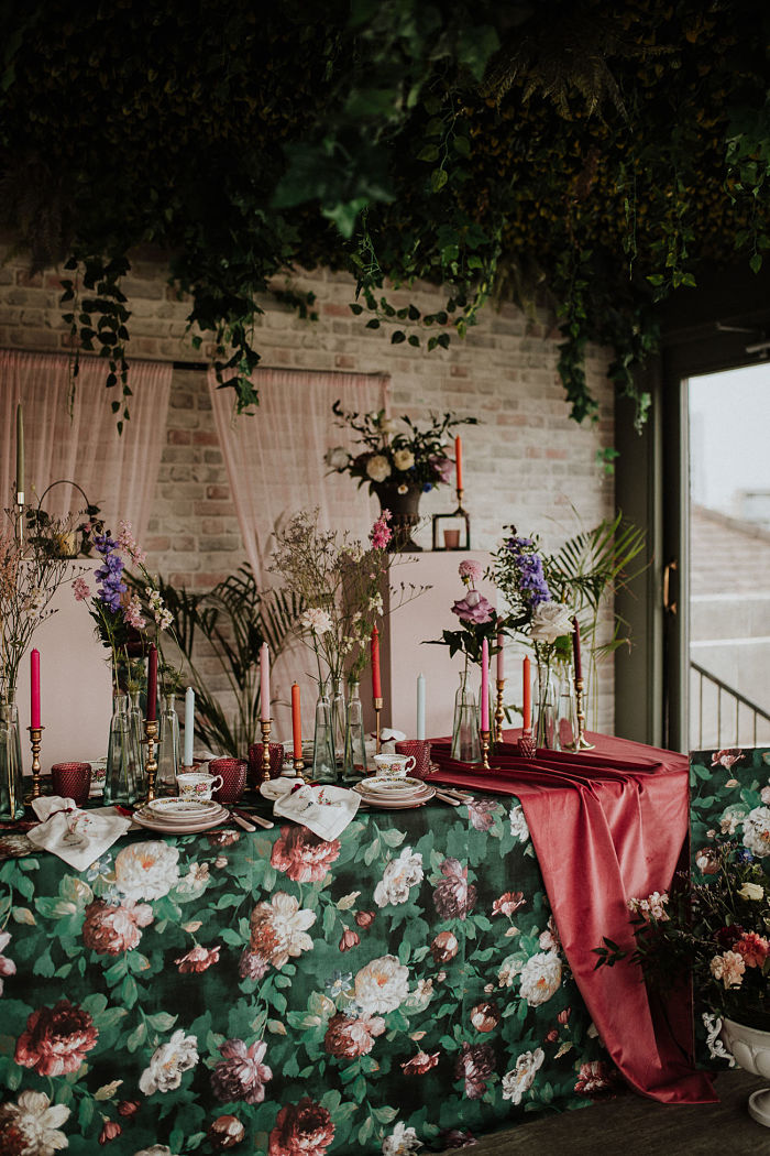 Take a Look at This Beautiful Botanical Wedding Surrounded by Flowers in Manchester, England - Perfect Venue