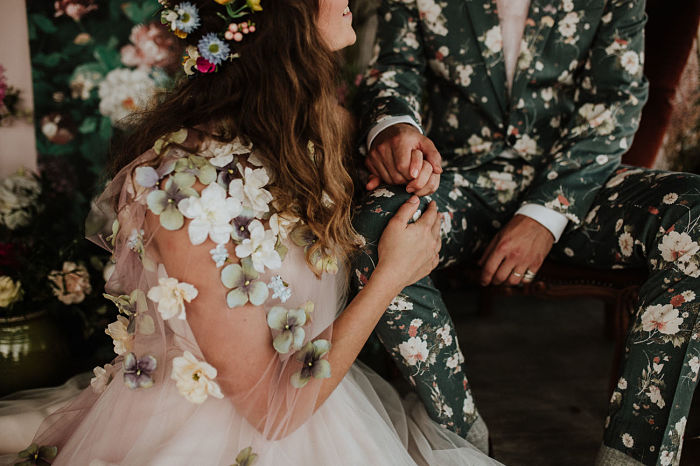 Take a Look at This Beautiful Botanical Wedding Surrounded by Flowers in Manchester, England - Perfect Venue