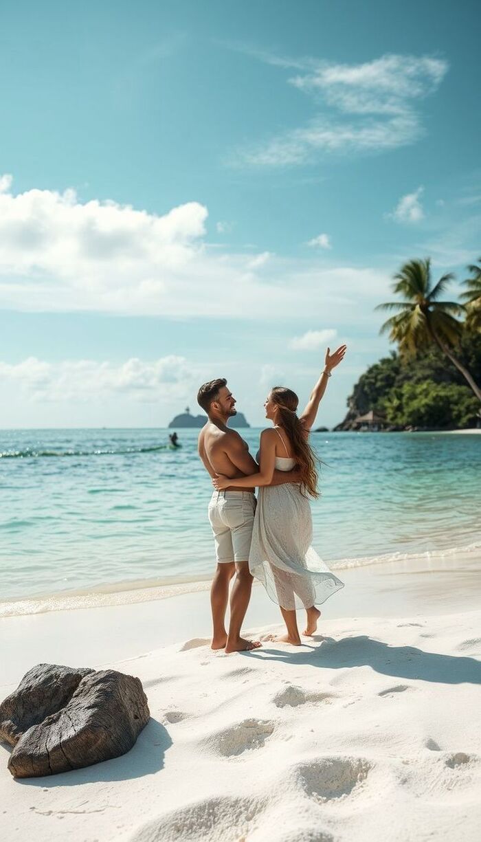 Combining the wedding with the honeymoon / Photo via Pinterest