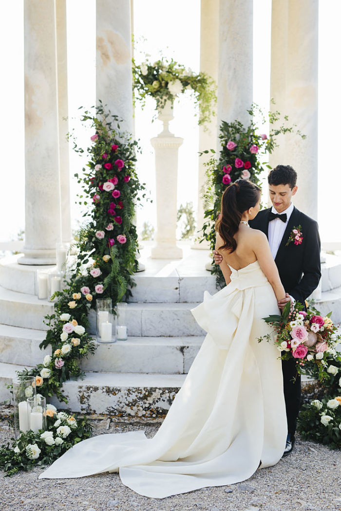 Wedding in Mallorca on a Marble Pavilion by the Sea - Perfect Venue