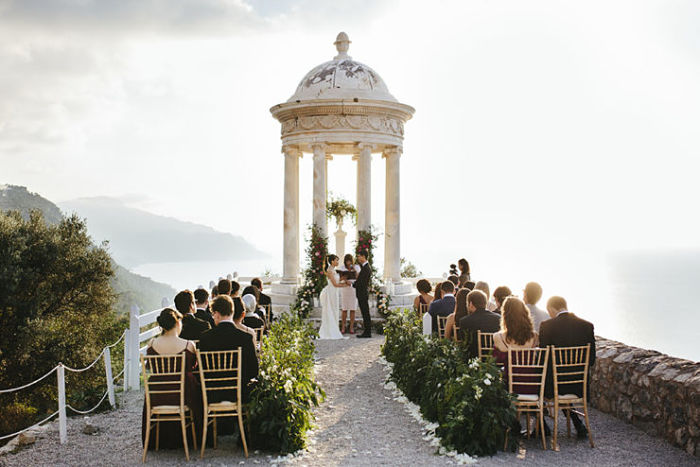 Wedding in Mallorca on a Marble Pavilion by the Sea - Perfect Venue