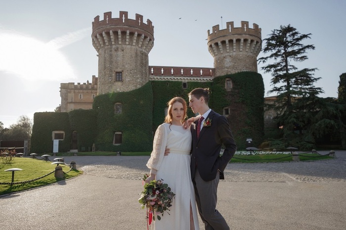 Matrimonio in un castello / Foto via Natalia Ortiz 