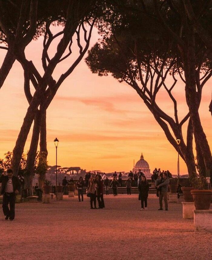 Proposta di matrimonio a Roma - Giardino degli Aranci / Foto via Pinterest