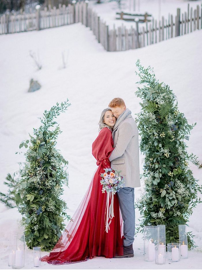 Vanessa and Dennis’ Snowy but Cosy Wedding in the Salzburg Mountains - Perfect Venue