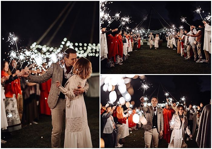 Boho Wedding in Russia Surrounded by Feathers and Pampas Grass - Perfect Venue