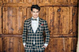 Checkered suit, perfect for a second look - Weddings and Events by Natalia Ortiz