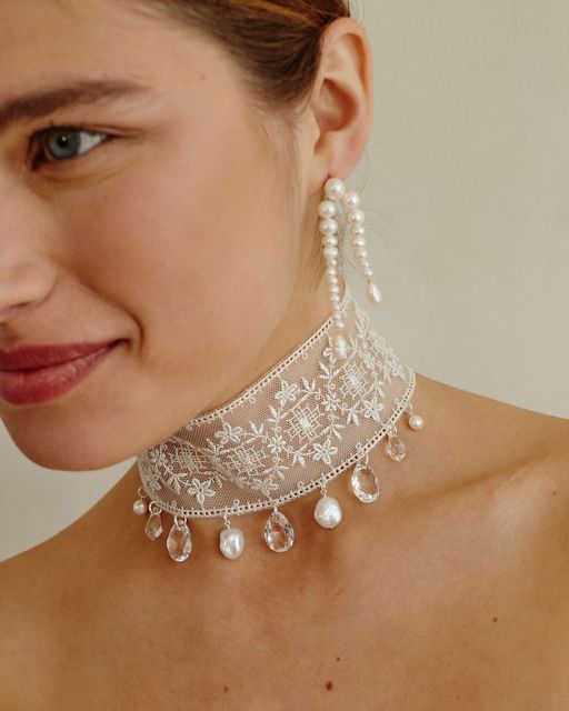 Clataly Gothic Vintage Imitazione Pearl Velluto Collana Black Choker Collana Gioielli per le Donne e le Ragazze