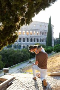 Demande de mariage à Rome / Photo via Pinterest