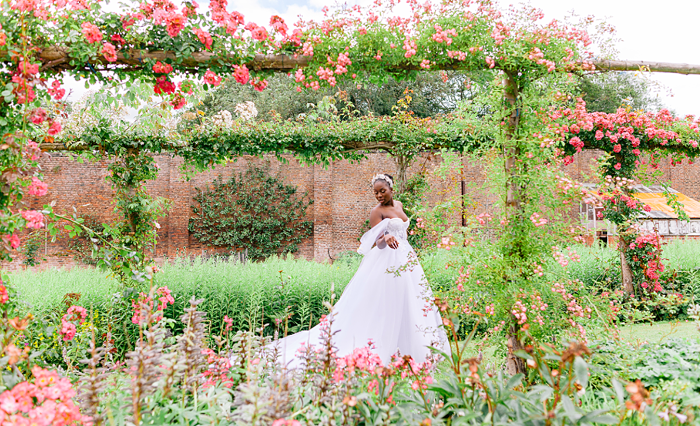 Spring Wedding Shoot in a Historical Walled Garden - Perfect Venue