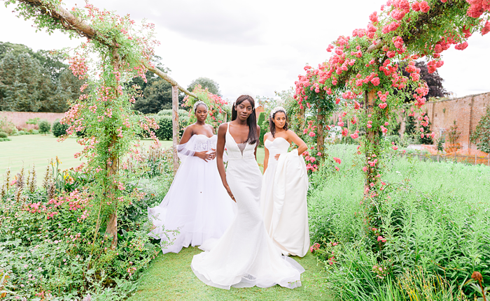 Spring Wedding Shoot in a Historical Walled Garden - Perfect Venue