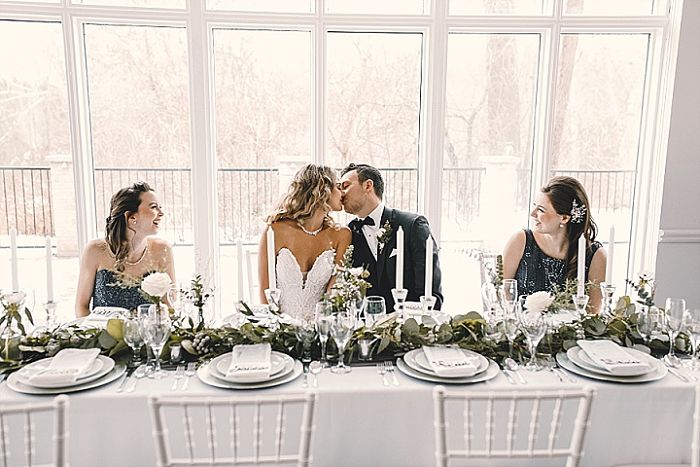 Winter Wonderland Wedding Shoot in Ontario, Canada - Perfect Venue