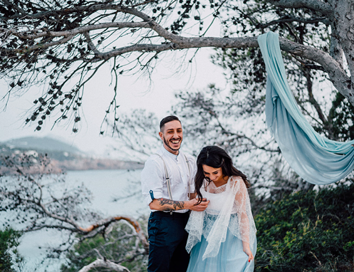 Surprise Proposal at an Ibiza Wedding Photoshoot! - Perfect Venue