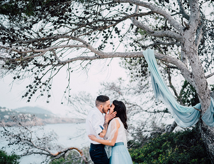 Surprise Proposal at an Ibiza Wedding Photoshoot! - Perfect Venue