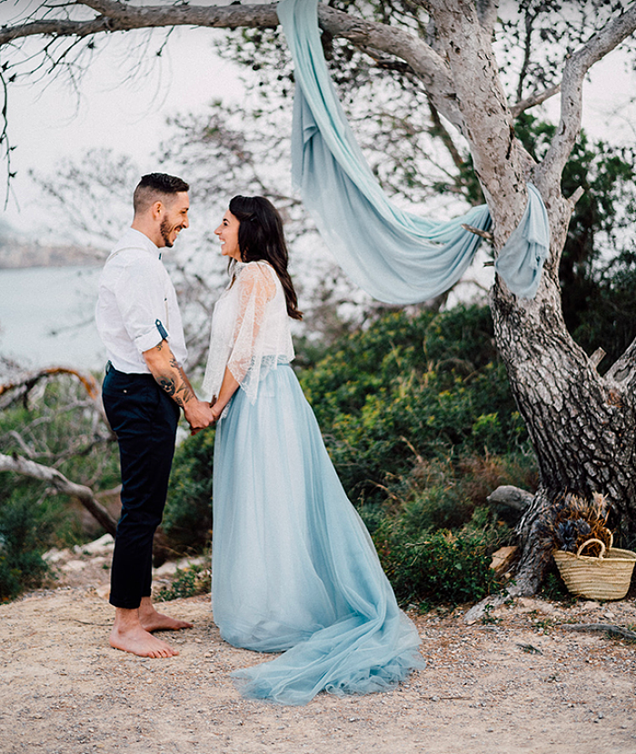 Surprise Proposal at an Ibiza Wedding Photoshoot! - Perfect Venue