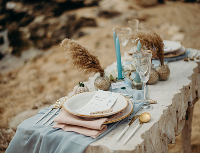 Surprise Proposal at an Ibiza Wedding Photoshoot! - Perfect Venue