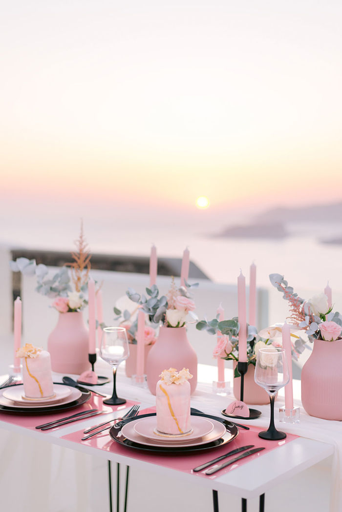 Island Elopement on the Breath-taking Cliffs of Santorini - Perfect Venue