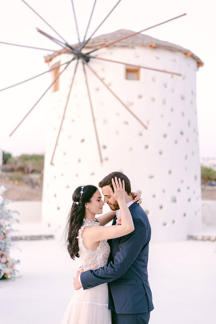 Island Elopement on the Breath-taking Cliffs of Santorini - Perfect Venue