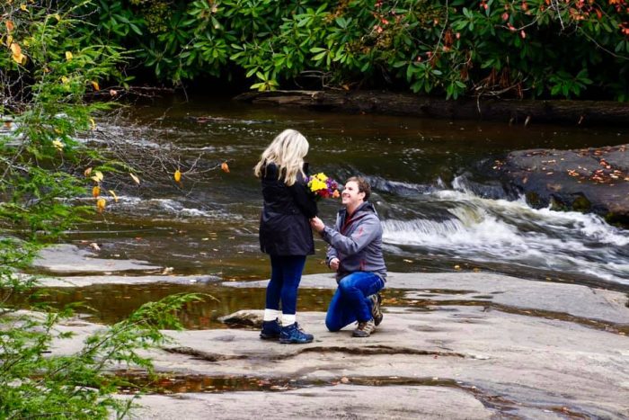 Fall marriage proposal