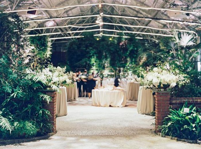 Take a Look at This Lush Indoor Botanical Garden Wedding - Perfect Venue