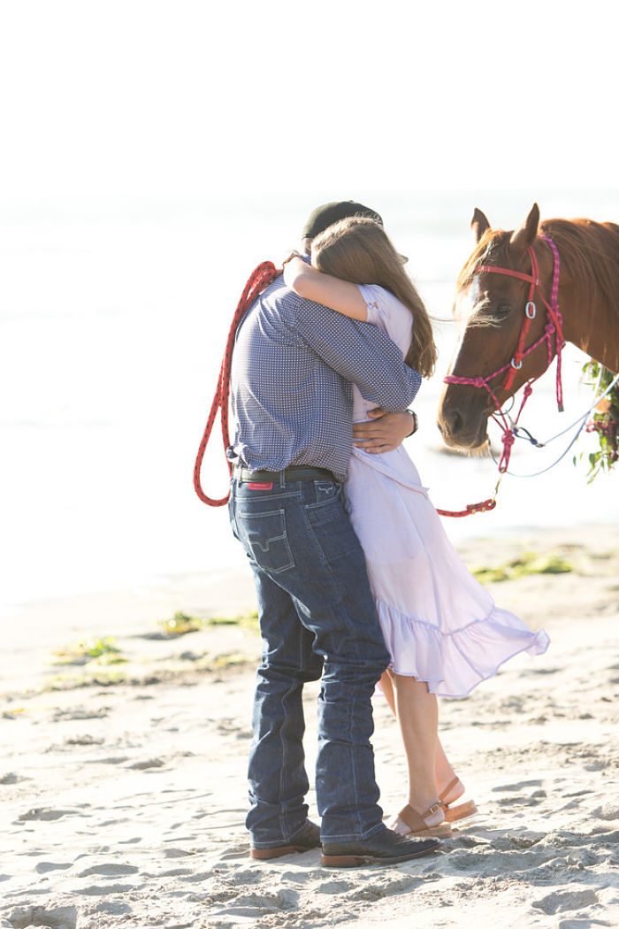 Horse Riding on the Beach at Dusk: A Romantic Proposal in California - Perfect Venue