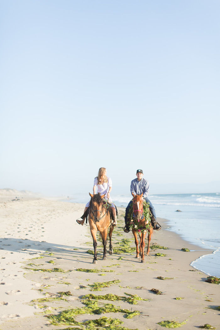 Horse Riding on the Beach at Dusk: A Romantic Proposal in California - Perfect Venue