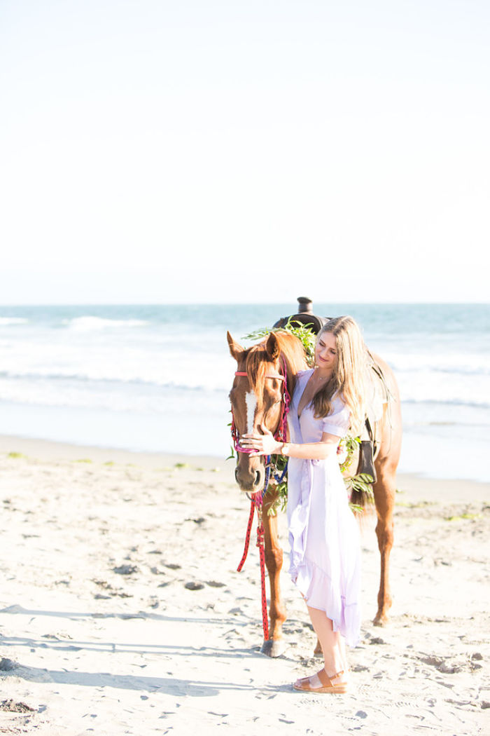 Horse Riding on the Beach at Dusk: A Romantic Proposal in California - Perfect Venue