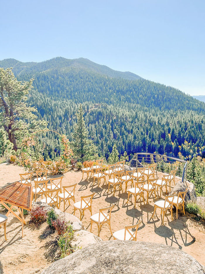 Lauren and Craig's Intimate Mountain Top Wedding at Lake Tahoe, Nevada - Perfect Venue