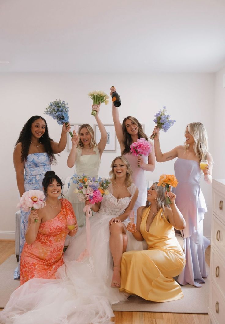 T-Shirt Damigella D'Onore Per Addio Al Nubilato - Team Bride Con Stampa Cuore E Lettere, Donna 009 - 4