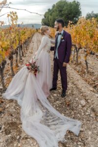 Boda en un viñedo / Foto vía Bodas y Eventos por Natalia Ortiz